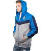 imageUltra Game NBA mens Ultra Game Nba Mens Contrast Back Cut Full Zip Hoodie SweatshirtDeep Blue