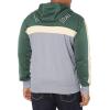 imageUltra Game NBA mens Ultra Game Nba Mens Contrast Back Cut Full Zip Hoodie SweatshirtHunter Green