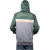 imageUltra Game NBA mens Ultra Game Nba Mens Contrast Back Cut Full Zip Hoodie SweatshirtHunter Green