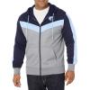 imageUltra Game NBA mens Ultra Game Nba Mens Contrast Back Cut Full Zip Hoodie SweatshirtNavy
