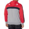 imageUltra Game NBA mens Ultra Game Nba Mens Contrast Back Cut Full Zip Hoodie SweatshirtRed