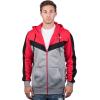 imageUltra Game NBA mens Ultra Game Nba Mens Contrast Back Cut Full Zip Hoodie SweatshirtRed