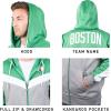 imageUltra Game NBA mens Ultra Game Nba Mens Contrast Back Cut Full Zip Hoodie SweatshirtRed