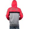 imageUltra Game NBA mens Ultra Game Nba Mens Contrast Back Cut Full Zip Hoodie SweatshirtRed