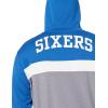 imageUltra Game NBA mens Ultra Game Nba Mens Contrast Back Cut Full Zip Hoodie SweatshirtRoyal