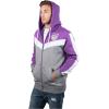 imageUltra Game NBA mens Ultra Game Nba Mens Contrast Back Cut Full Zip Hoodie SweatshirtViolet