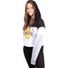 imageUltra Game NBA womens Soft Fleece Crop Top Pullover Hoodie WomensBlack
