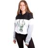 imageUltra Game NBA womens Soft Fleece Crop Top Pullover Hoodie WomensBlack