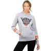 imageUltra Game NBA womens Soft Fleece Crop Top Pullover Hoodie WomensGray