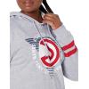imageUltra Game NBA womens Soft Fleece Crop Top Pullover Hoodie WomensHeather Gray