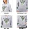 imageUltra Game NBA womens Soft Fleece Crop Top Pullover Hoodie WomensHeather Gray