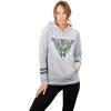 imageUltra Game NBA womens Soft Fleece Crop Top Pullover Hoodie WomensHeather Gray
