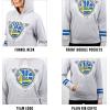 imageUltra Game NBA womens Soft Fleece Crop Top Pullover Hoodie WomensHeather Gray