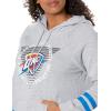 imageUltra Game NBA womens Soft Fleece Crop Top Pullover Hoodie WomensHeather Gray