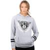 imageUltra Game NBA womens Soft Fleece Crop Top Pullover Hoodie WomensHeather Gray
