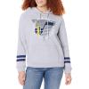 imageUltra Game NBA womens Soft Fleece Crop Top Pullover Hoodie WomensHeather Gray