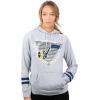 imageUltra Game NBA womens Soft Fleece Crop Top Pullover Hoodie WomensHeather Gray