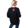 imageUltra Game Womens NBA Official Extra Soft Fleece Distressed Oversized Pullover SweatshirtTeam Color 20