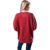 imageUltra Game Womens NBA Official Extra Soft Fleece Distressed Oversized Pullover SweatshirtTeam Color