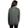 imageUltra Game Womens NBA Official Extra Soft Fleece Distressed Oversized Pullover SweatshirtTeam Color