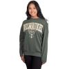 imageUltra Game Womens NBA Official Extra Soft Fleece Distressed Oversized Pullover SweatshirtTeam Color