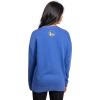 imageUltra Game Womens NBA Official Extra Soft Fleece Distressed Oversized Pullover SweatshirtTeam Color