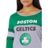 imageUltra Game Womens NBA Official Raglan Baseball 34 Long Sleeve ShirtHeather Gray