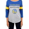 imageUltra Game Womens NBA Official Raglan Baseball 34 Long Sleeve ShirtHeather Gray