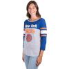 imageUltra Game Womens NBA Official Raglan Baseball 34 Long Sleeve ShirtHeather Gray