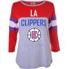 imageUltra Game Womens NBA Official Raglan Baseball 34 Long Sleeve ShirtHeather Gray