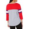 imageUltra Game Womens NBA Official Raglan Baseball 34 Long Sleeve ShirtHeather Gray