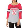 imageUltra Game Womens NBA Official Raglan Baseball 34 Long Sleeve ShirtTeam Color