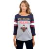 imageUltra Game Womens NBA Official Raglan Baseball 34 Long Sleeve ShirtTeam Color