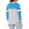 imageUltra Game Womens NBA Official Raglan Baseball 34 Long Sleeve ShirtTeam Color