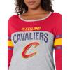 imageUltra Game Womens NBA Official Raglan Baseball 34 Long Sleeve ShirtTeam Color