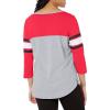 imageUltra Game Womens NBA Official Raglan Baseball 34 Long Sleeve ShirtTeam Color