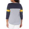 imageUltra Game Womens NBA Official Raglan Baseball 34 Long Sleeve ShirtTeam Color