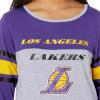 imageUltra Game Womens NBA Official Raglan Baseball 34 Long Sleeve ShirtTeam Color