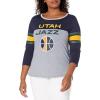 imageUltra Game Womens NBA Official Raglan Baseball 34 Long Sleeve ShirtTeam Color