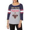 imageUltra Game Womens NBA Official Raglan Baseball 34 Long Sleeve ShirtTeam Color