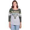 imageUltra Game Womens NBA Official Raglan Baseball 34 Long Sleeve ShirtTeam Color