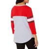 imageUltra Game Womens NBA Official Raglan Baseball 34 Long Sleeve ShirtTeam Color