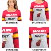 imageUltra Game Womens NBA Official Raglan Baseball 34 Long Sleeve ShirtTeam Color