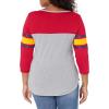 imageUltra Game Womens NBA Official Raglan Baseball 34 Long Sleeve ShirtTeam Color