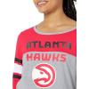 imageUltra Game Womens NBA Official Raglan Baseball 34 Long Sleeve ShirtTeam Color