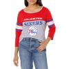 imageUltra Game Womens NBA Official Raglan Baseball 34 Long Sleeve ShirtTeam Color