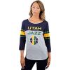imageUltra Game Womens NBA Official Raglan Baseball 34 Long Sleeve ShirtTeam Color