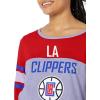 imageUltra Game Womens NBA Official Raglan Baseball 34 Long Sleeve ShirtTeam Color