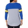 imageUltra Game Womens NBA Official Raglan Baseball 34 Long Sleeve ShirtTeam Color