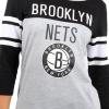 imageUltra Game Womens NBA Official Raglan Baseball 34 Long Sleeve ShirtTeam Color